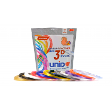 Набор пластика для 3D ручек UNID PRO-12 (по 10 м. 12 цветов) PRO12